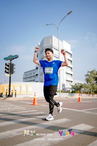 Race photo from BAF LIONS RUN 2024