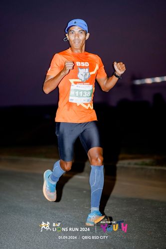 Race photo from BAF LIONS RUN 2024