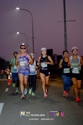 Race photo from BAF LIONS RUN 2024