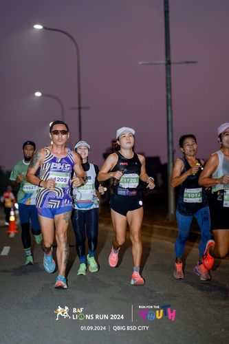 Race photo from BAF LIONS RUN 2024