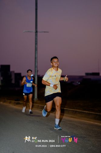 Race photo from BAF LIONS RUN 2024