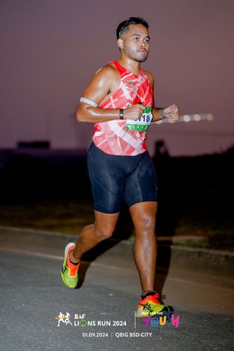 Race photo from BAF LIONS RUN 2024