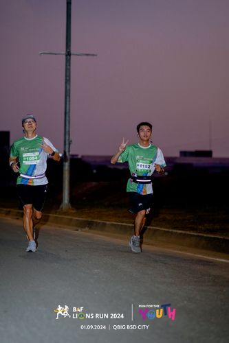 Race photo from BAF LIONS RUN 2024