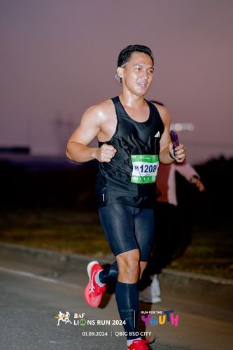 Race photo from BAF LIONS RUN 2024
