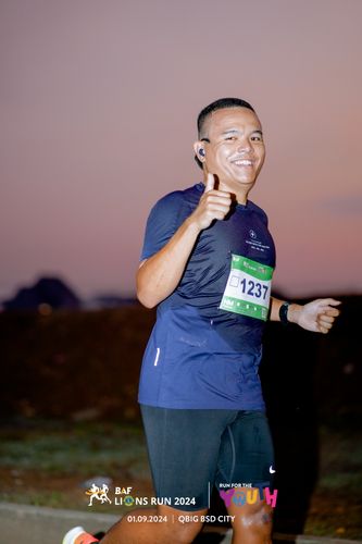 Race photo from BAF LIONS RUN 2024