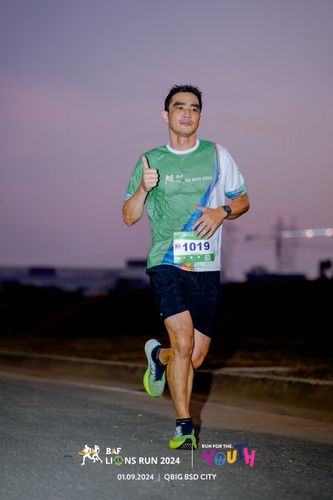 Race photo from BAF LIONS RUN 2024