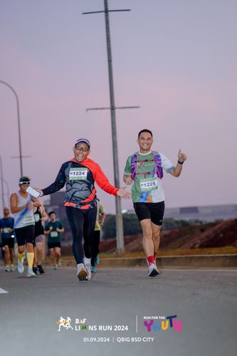 Race photo from BAF LIONS RUN 2024