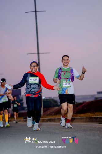 Race photo from BAF LIONS RUN 2024