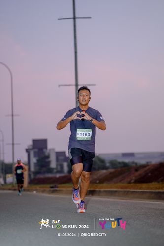 Race photo from BAF LIONS RUN 2024