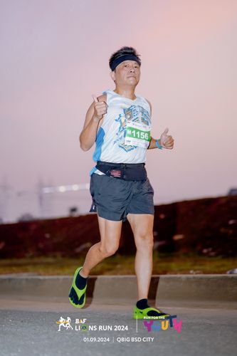 Race photo from BAF LIONS RUN 2024