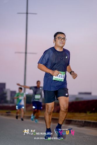 Race photo from BAF LIONS RUN 2024
