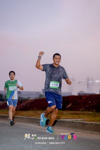 Race photo from BAF LIONS RUN 2024