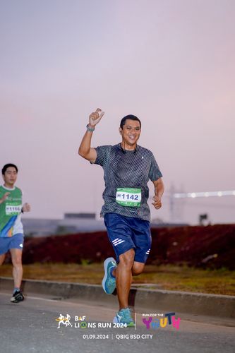 Race photo from BAF LIONS RUN 2024