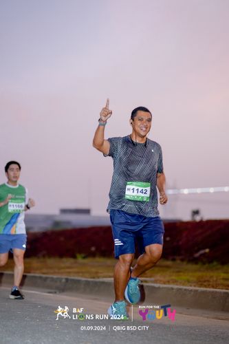 Race photo from BAF LIONS RUN 2024