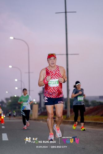 Race photo from BAF LIONS RUN 2024