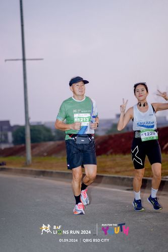Race photo from BAF LIONS RUN 2024