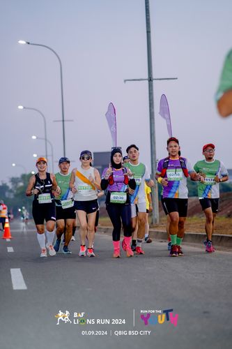 Race photo from BAF LIONS RUN 2024