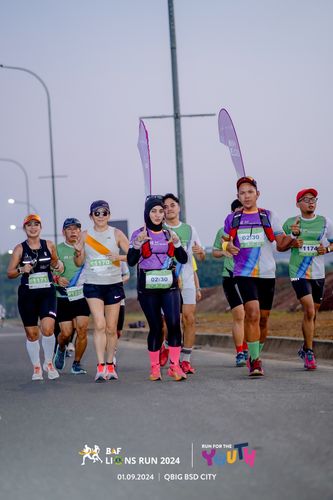 Race photo from BAF LIONS RUN 2024