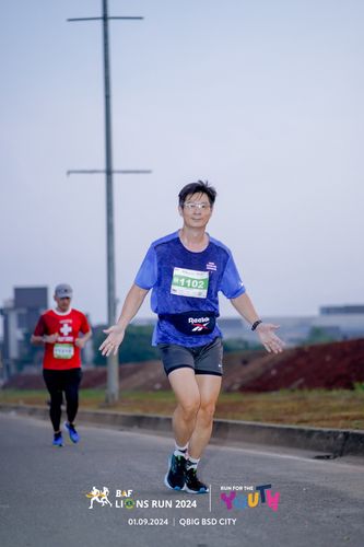 Race photo from BAF LIONS RUN 2024