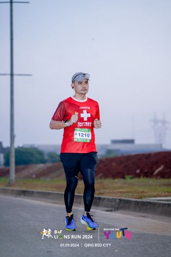 Race photo from BAF LIONS RUN 2024