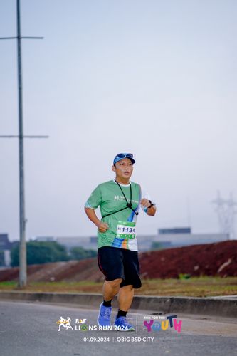 Race photo from BAF LIONS RUN 2024