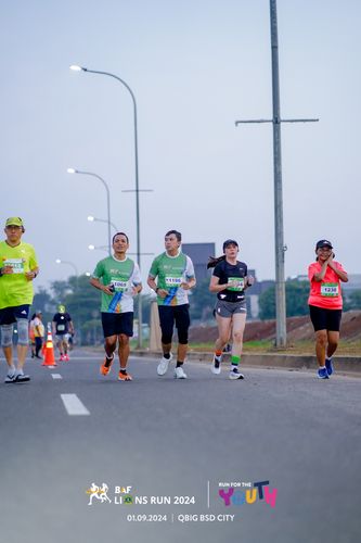 Race photo from BAF LIONS RUN 2024