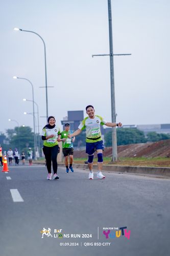 Race photo from BAF LIONS RUN 2024