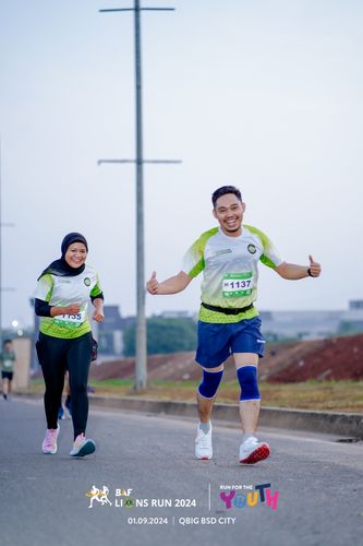Race photo from BAF LIONS RUN 2024