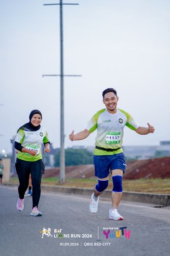 Race photo from BAF LIONS RUN 2024