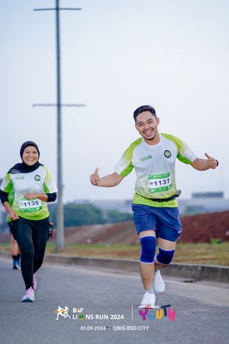 Race photo from BAF LIONS RUN 2024
