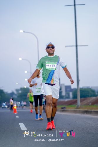 Race photo from BAF LIONS RUN 2024