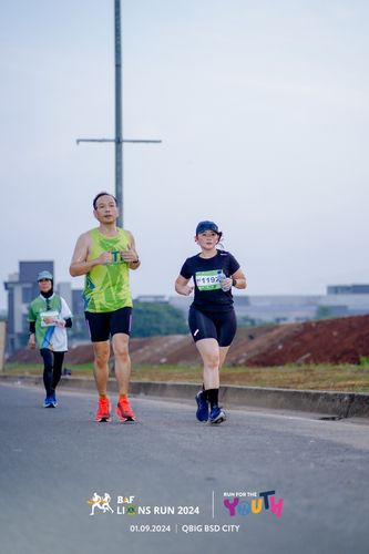 Race photo from BAF LIONS RUN 2024