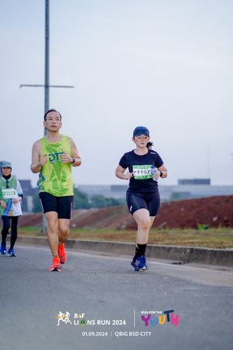 Race photo from BAF LIONS RUN 2024