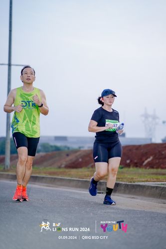 Race photo from BAF LIONS RUN 2024
