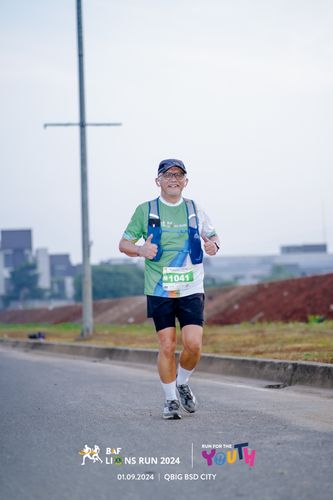 Race photo from BAF LIONS RUN 2024
