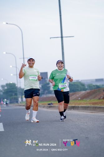 Race photo from BAF LIONS RUN 2024