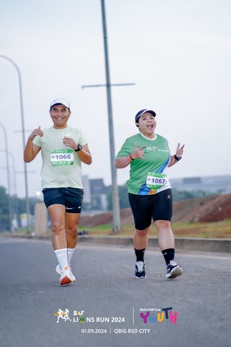 Race photo from BAF LIONS RUN 2024