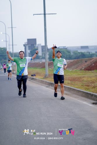 Race photo from BAF LIONS RUN 2024