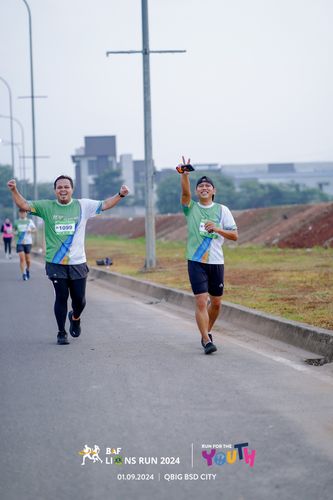 Race photo from BAF LIONS RUN 2024