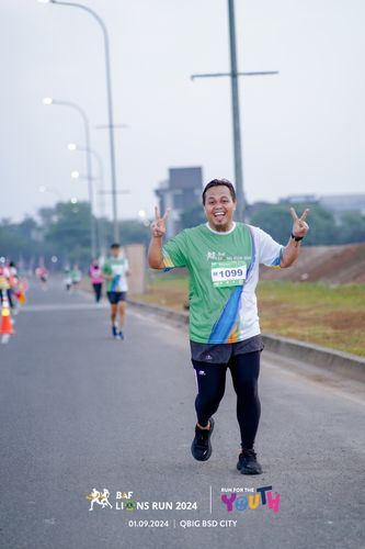 Race photo from BAF LIONS RUN 2024