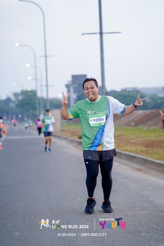 Race photo from BAF LIONS RUN 2024
