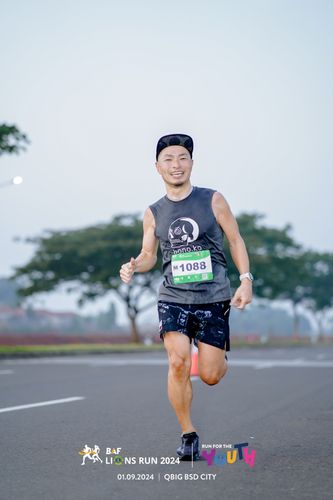 Race photo from BAF LIONS RUN 2024