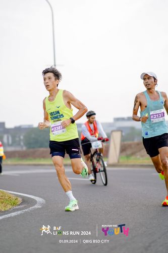 Race photo from BAF LIONS RUN 2024
