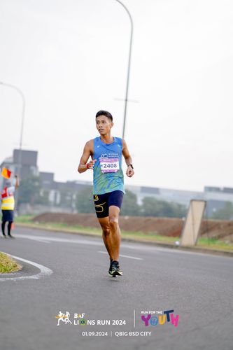 Race photo from BAF LIONS RUN 2024