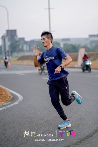 Race photo from BAF LIONS RUN 2024
