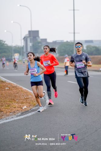 Race photo from BAF LIONS RUN 2024