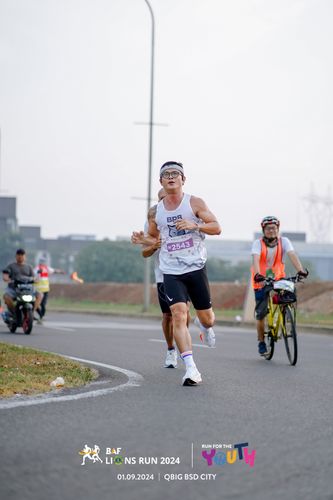 Race photo from BAF LIONS RUN 2024