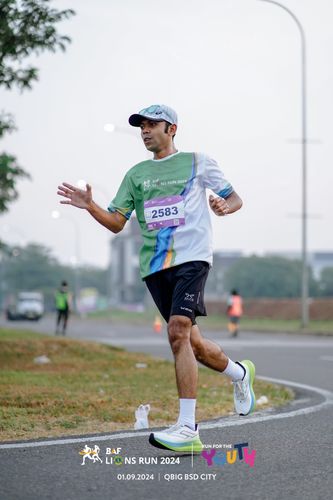 Race photo from BAF LIONS RUN 2024