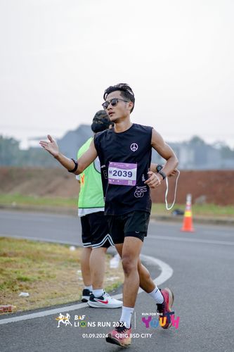 Race photo from BAF LIONS RUN 2024