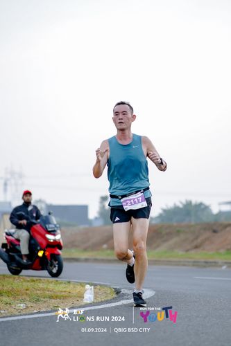 Race photo from BAF LIONS RUN 2024